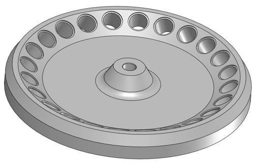 11210C Angle rotor 24 x 15/10ml, complete with