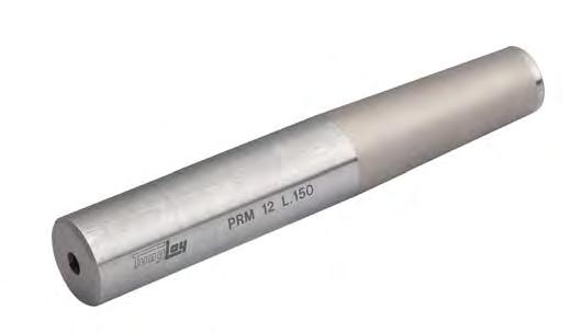 PRM Mandrini gambo cilindrico con attacco filettato Plain shank toolholders for screw-in end mills Con fori di lubrorefrigerazione - With