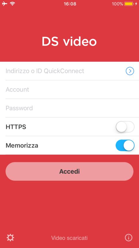 SCHERMATE Compilare i campi nel seguente modo: Indirizzo o ID QuickConnect: inserire nardoshare.myds.