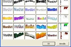GLI STRUMENTI DI MICROSOFT DRAW Word Art Word Art è un applicazione che permette di