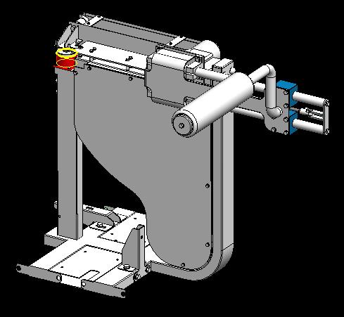 elettromagnetico con piatto tampone per l aggancio del carico ubicato nella parte centrale (Figura