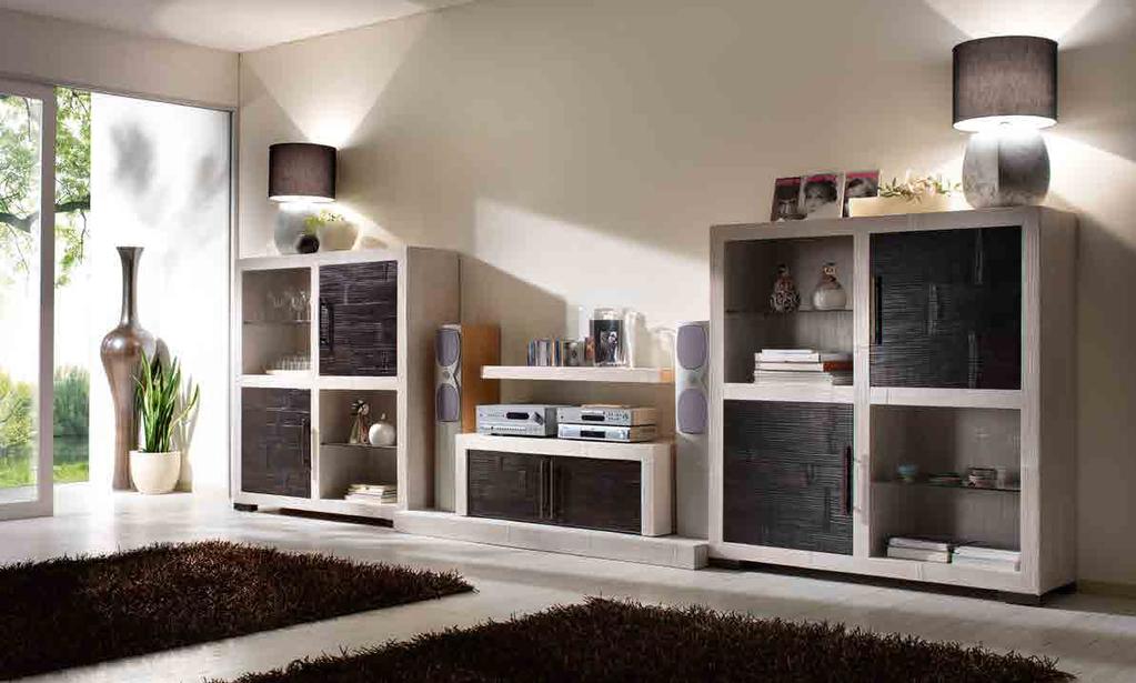 white/black A061 CQ 0_ Mobile Diamante 141 Diamante cabinet 141 141x40 h145 A095 CQ 2_ Mobile Luxor 2 ante Luxor cabinet 2 doors