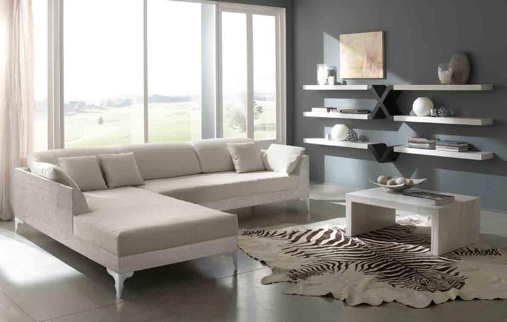 white 50 A303 DT 0_ Divano angolo SKY sinistro SKY left angle sofa 290/220x95