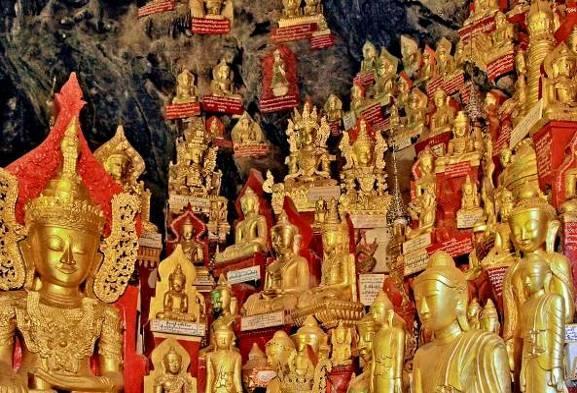 sente, può visitare il grande tempio dei nat, con statue mitologiche di animali feroci, ai piedi del monte). Pranzo in ristorante locale. Si prosegue attraverso le zone aride della Birmania centrale.