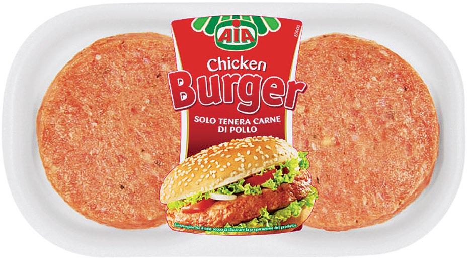 /kg CHICKEN BURGER AIA 200