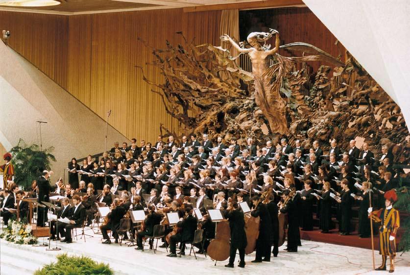 CRISTO SECONDO SAN MARCO TRILOGIA SACRA di DON LORENZO PEROSI Concerto eseguito dalla Corale di Gessate in Aula Paolo VI, in Vaticano, alla presenza di