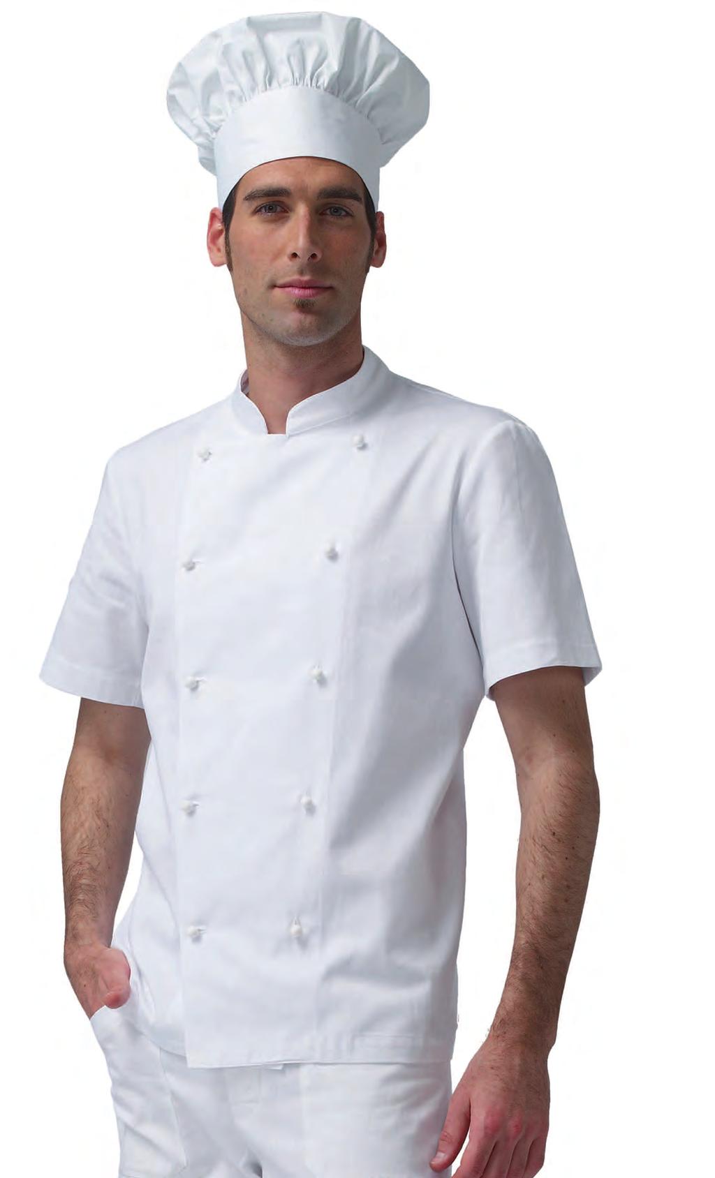 NICK GIACCA CUOCO MANICA CORTA SHORT SLEEVES CHEF JACKET Art.