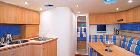 doccia interno 2 cucina interna Volvo Penta 2 x 330 hp D6 - EVC dotazioni di curezza ntocd saloon TV LCD 15