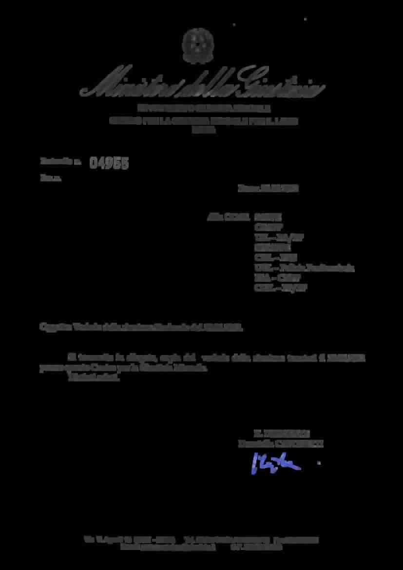 DIPARTIMENTO GIUSTIZIA MINORILE CENTRO PER LA GIUSTIZIA MINORILE PER IL LAZIO ROMA Protocollo n. f) 4 9 ^ S Fax. n. Roma 26.06.2012 AllaOO.SS.