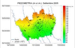 1% POROSITA 28% Ricostruzione della piezometria