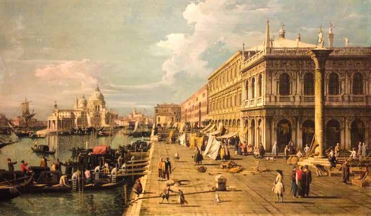 Canaletto 2 Proprio i colori e le luci diverse permettono di distinguere le opere del Canaletto e del Bellotto.