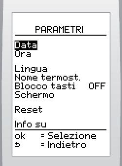 acqua calda D modf care temporaneamente l programma (se attvato) Menu Questo menu permette: D regolare la data e l ora D sceglere la lngua D personalzzare l nome dell appareccho D attvare o dsattvare