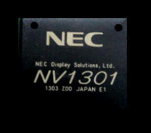 Processore dedicato De-interlacing scaling Perfetta qualità di immagine dal Digital Cinema 4K UHD support Unique NEC