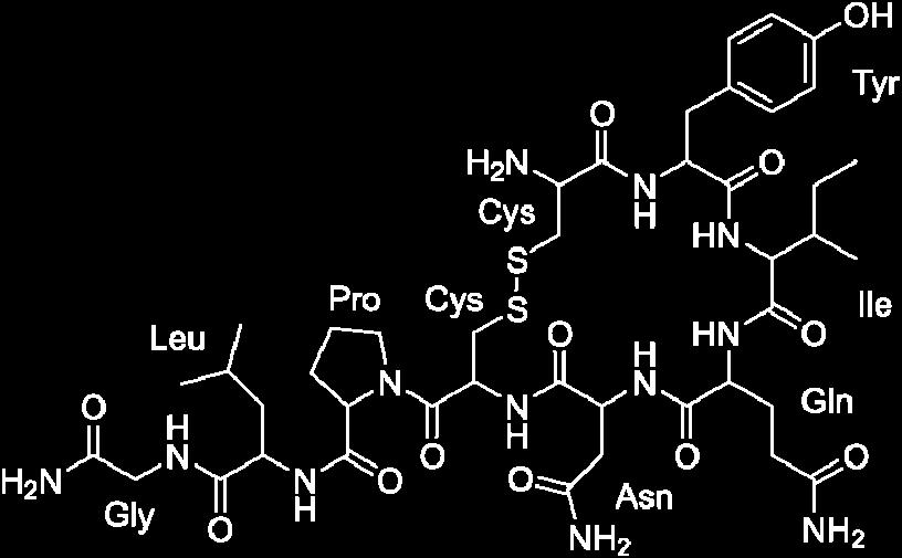 [8] Gly -N 2 Evidenzi il legame non peptidico particolare presente nella struttura della ossitocina riportata sopra e indichi il suo nome.