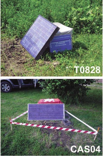 Coordinamento con gli altri Enti 3.4 Modifiche della geometria della rete Figura 8 Alcuni esempi di installazione. A sinistra, dall alto verso il basso: una stazione della Re.Mo.Tel.