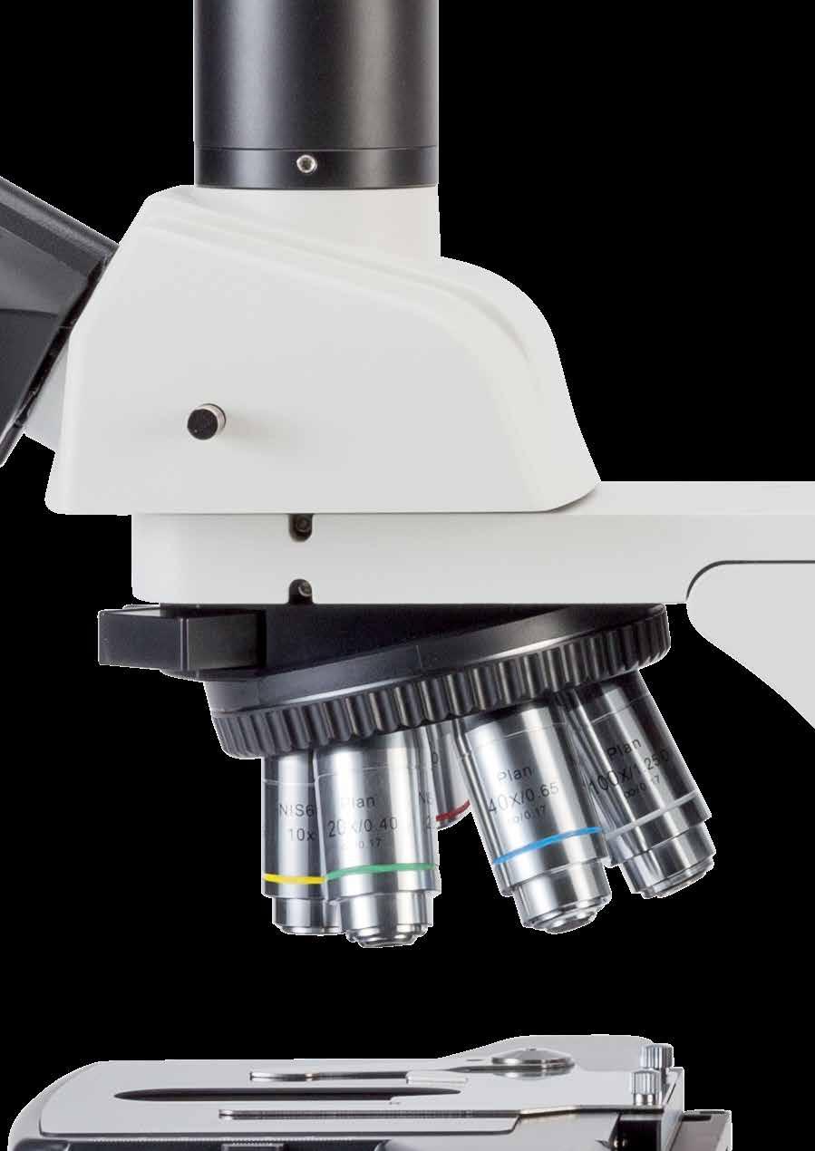 Osservate dettagli che non avete mai visto prima Il nuovo design degli obiettivi corretti all infinito Piani, Piani di Fase e Semi-Apocromatici 60 mm EIS produce immagini con il più alto potere di