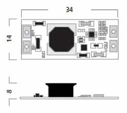 4W a 42V ) (Vedi codici d ordine). - Tensione di uscita compresa tra 35V e 42V (Vin 28V ). - Può funzionare con ingresso 12V ed uscita corrente costante nel range 22/26V.