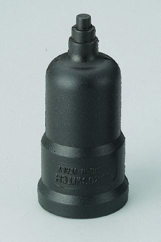 27 mm) Per/for MOD. 27N-28N-357-377 Cappuccio di protezione in plastica Plastic protective cup IP65 cod. 3900001 Per/for MOD.