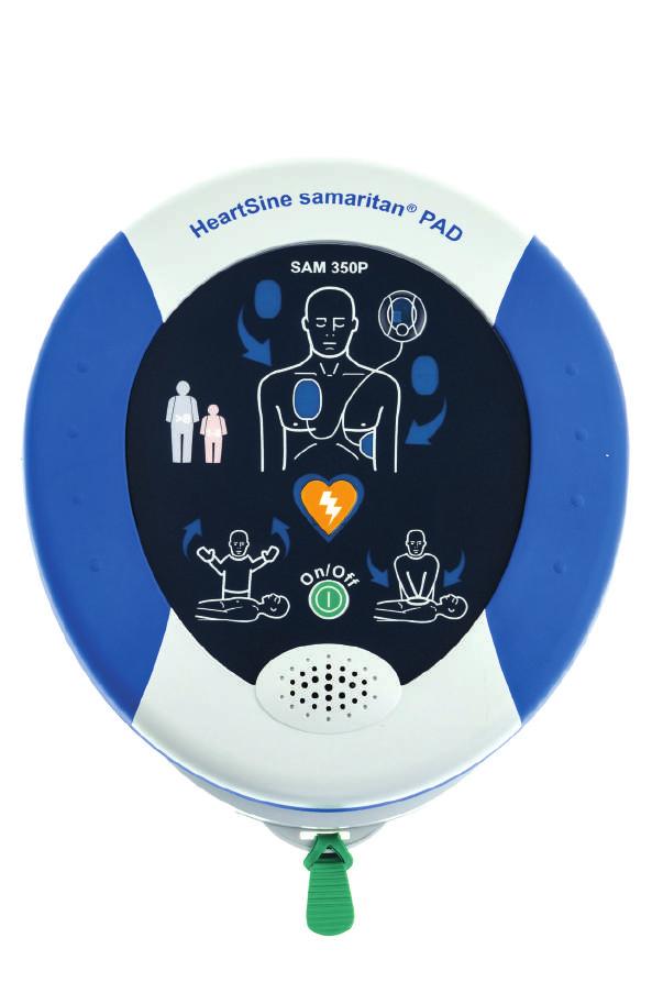 anni; I defibrillatori HeartSine samaritan PAD 350P e samaritan PAD 500P sono gli unici al mondo ad avere indice di protezione IP56, ovvero sono protetti dall ingresso di polveri e liquidi anche ad