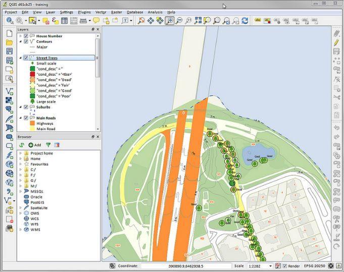 Il QGIS è stato strutturato attraverso diversi applicativi: