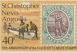 St.Kittis & Nevis (1903-1950) Un gruppo di isole del West-Indies,