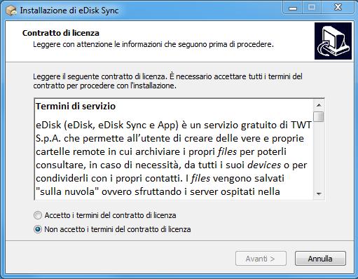 2.1 Installazione/Upgrade La procedura di installazione dev essere effettuata da un utente amministratore del PC.