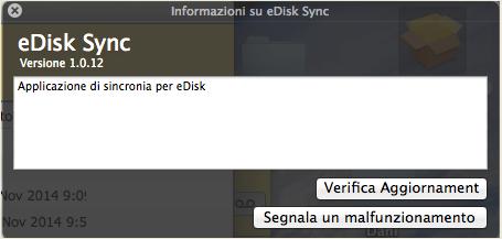 3.4 Aggiornamento L applicazione è dotata di un sistema automatico di aggiornamento, all avvio verifica la disponibilità di una nuova versione e notifica all utente corrente L utente può decidere se