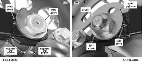 Montare il tenditore della catena primaria seguendo la sequenza delle 10 viti (9-12 Nm) come nella figura sottostante e registrare il gioco della