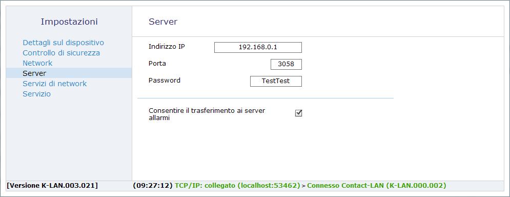 Vai alla sezione Server Digitare l indirizzo IP: dev1.eu.ritm.