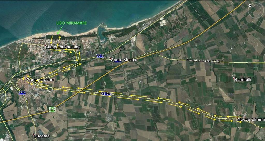 CICLISMO Percorso interamente su strada asfaltata e altimetricamente leggermente ondulato, con traffico controllato ed in alcuni tratti completamente chiuso al traffico, comunque rimane sempre l