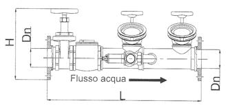 GRUPPI ATTACCO MOTOPOMPA GRUPPO ATTACCO MOTOPOMPA DI MANDATA A NORMA UNI 10779 DN Art.