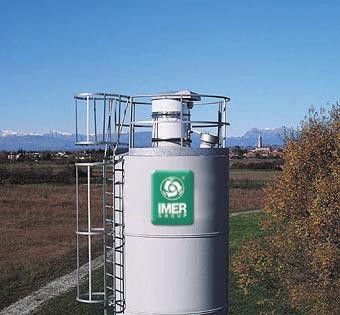 DUST REMOVING SYSTEM (Optional) The dust removing system, located on top of the silo, has the function of preventing the dispersion of dust into the surroundings with the aim of protecting the