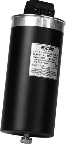 CAP CONDENSATRI CILINDRICI TRIFASE CYLINDRICAL THREE PHASE POWER CAPACITORS 3.