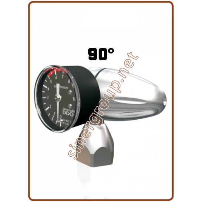 : 01012006 SR-02 Riduttore di pressione Co2 per bombole ricaricabili 01012006-02 SR-02 Riduttore di pressione Co2 per bombole ricaricabili manopola a 90 Riduttore/Regolatore di pressione in lega