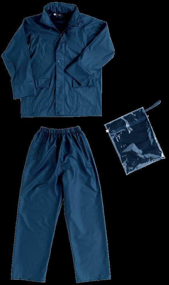 ITALIAN LIFESTYLE COMpleto NEWport (giacca e pantalone) cappuccio con coulisse di chiusura inserito nel collo chiuso con cerniera COD.