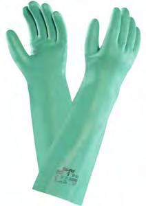 ITALIAN LIFESTYLE GUANTO SOFT NITRILE 37-520 COD. GGU112 DESCRIZIONE Guanto in nitrile, fodera con felpatura 100% cotone, spessore 0,35 mm, lunghezza 345 mm.