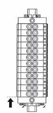 Montaggio su guida DIN da 35 mm PVL-B22 - Serie modulare - Istruzioni di assemblaggio Procedura di montaggio Le isole di valvole si montano in modo rapido e