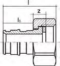 Uponor Q& Uponor Q& iritto feina gireo P erminae diritto feina con gireo con profio di tenuta brevettato per a serie Quick & asy, adatto escusivamente per tubazioni Uponor P-Xa esecuzione