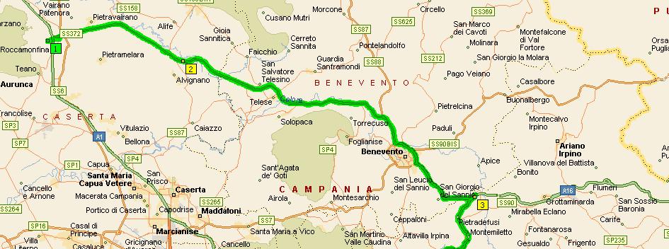 A/3 Napoli - Reggio Calabria tratto A1 Caianello - A3 Contursi
