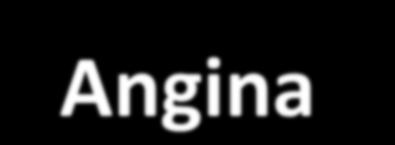 Angina È il caratteristico dolore al torace che si irradia al collo alla mandibola e al braccio sinistro E dovuta a: flusso ematico coronarico insufficiente a soddisfare la domanda di ossigeno del