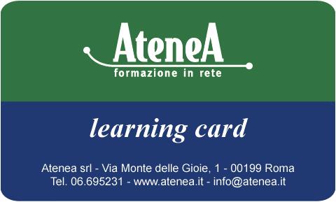 Learning Card Atenea Accesso gratuito al primo modulo del corso: Mai
