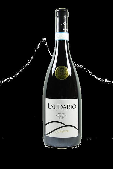 Laudario syrah cortona dop Rubino compatto e luminoso nel calice, si apre subito al naso su registri fruttati di piccoli frutti rossi e neri, ciliegia e fragoline di bosco; il tutto avvolto da dolci