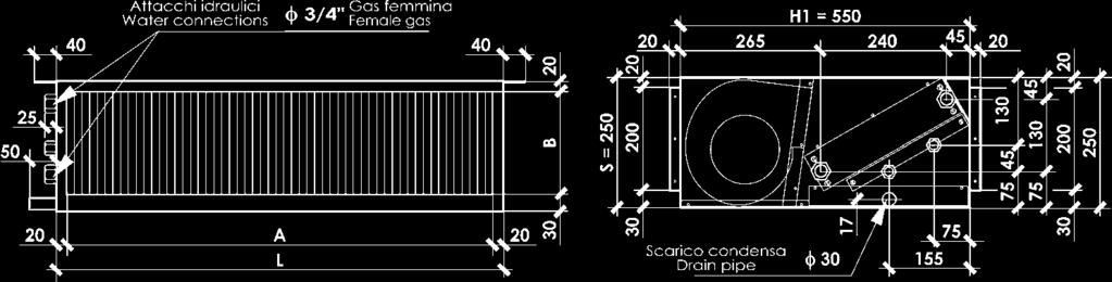 260 14.720 19.230 23.490 Cooling capacity Sensibile - Sensible (1) W 5.830 6.660 10.180 11.830 15.960 18.850 Potenzialità Termica - Heating capacity (2) W 8. 8.690 13.730 14.450 21.150 22.