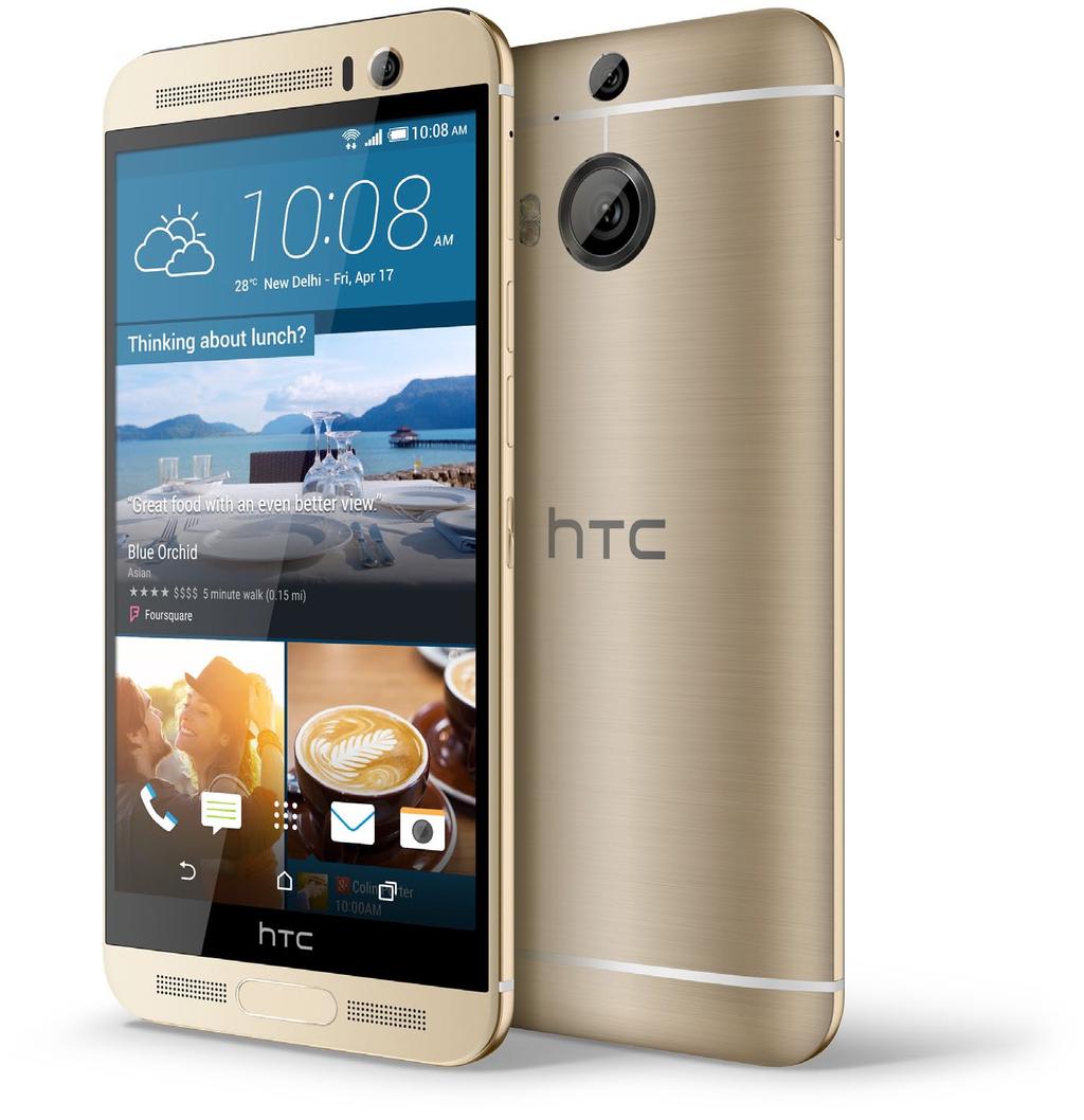 L Htc One M9+ non ha punti di interruzione tra il vetro frontale e il resto della scocca, il tutto è realizzato in maniera impeccabile.