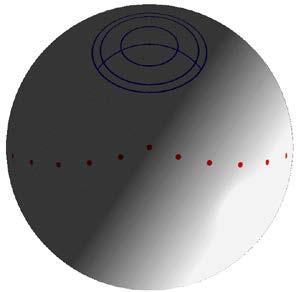 La sfera di Prosymna Come latitudine alla quale questo strumento venne costruito prenderemo per il momento il valore di 35.