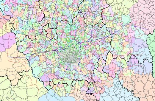 Macrosimulazioni GRAFO di OFFERTA CENTRO STUDI PIM 12.500/13.800 NODI 26.500/29.400 ARCHI TIPOLOGIE CAPACITÀ VELOCITÀ FLUSSO H/PTA FLUSSO RILEVATO PEDAGGI ecc.