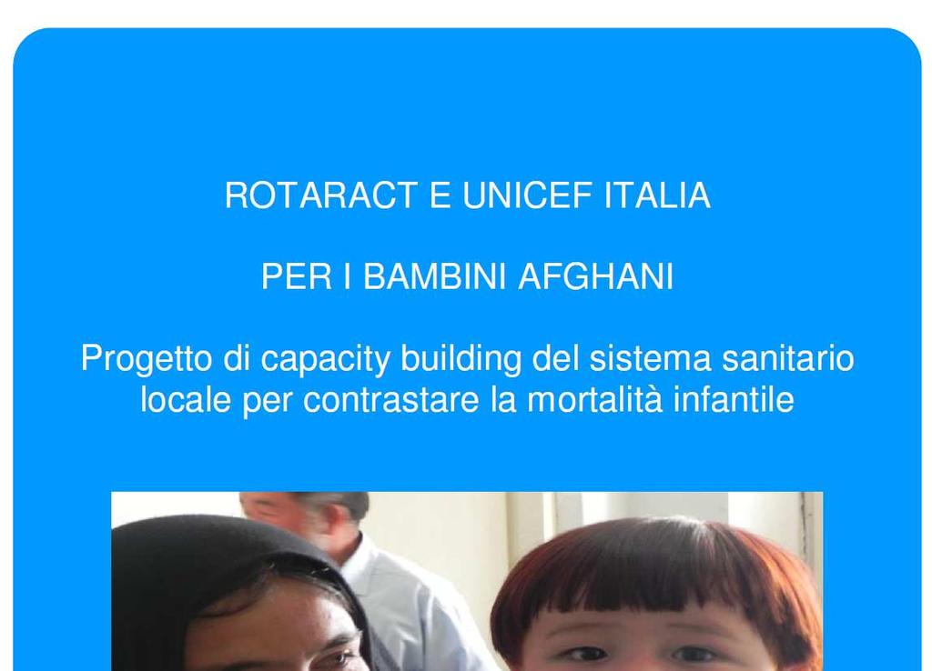 Rotaract e Unicef Italia