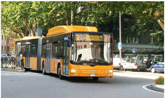 Sanificazione interna di autobus con sistema ad Ozono Autobus modello: MAN Lion's City G CNG 1.