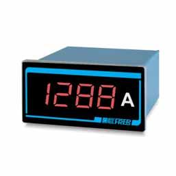 D76...5 INDICATORI DIGITALI 72x36 A 3½ CIFRE 3½ DIGITS 72x36 DIGITAL METERS DATI TECNICI TECHNICAL DATA visualizzazione massima max indication ±1999 display LED rossi red LED display h = 14 mm