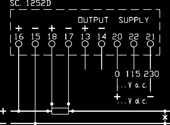 MCOW... POTENZA C.C. E USCITE COMBINATE DC POWER & COMBINED OUTPUTS kg. 0,800 DATI TECNICI TECHNICAL DATA classe di precisione accuracy class 1 (0.5 a rich./on req.